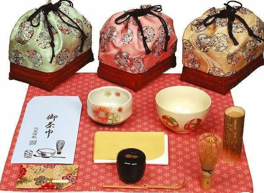 Amazon.co.jp: 茶道具 野点籠（のだてかご）セット、 源氏籠